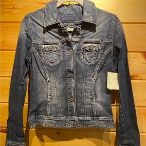Guess Women's Classic Indigo Jean Jacket